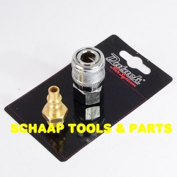 Perslucht snelkoppeling Orion passing 1/4 binnendraad met insteeknippel male-female | 4842107